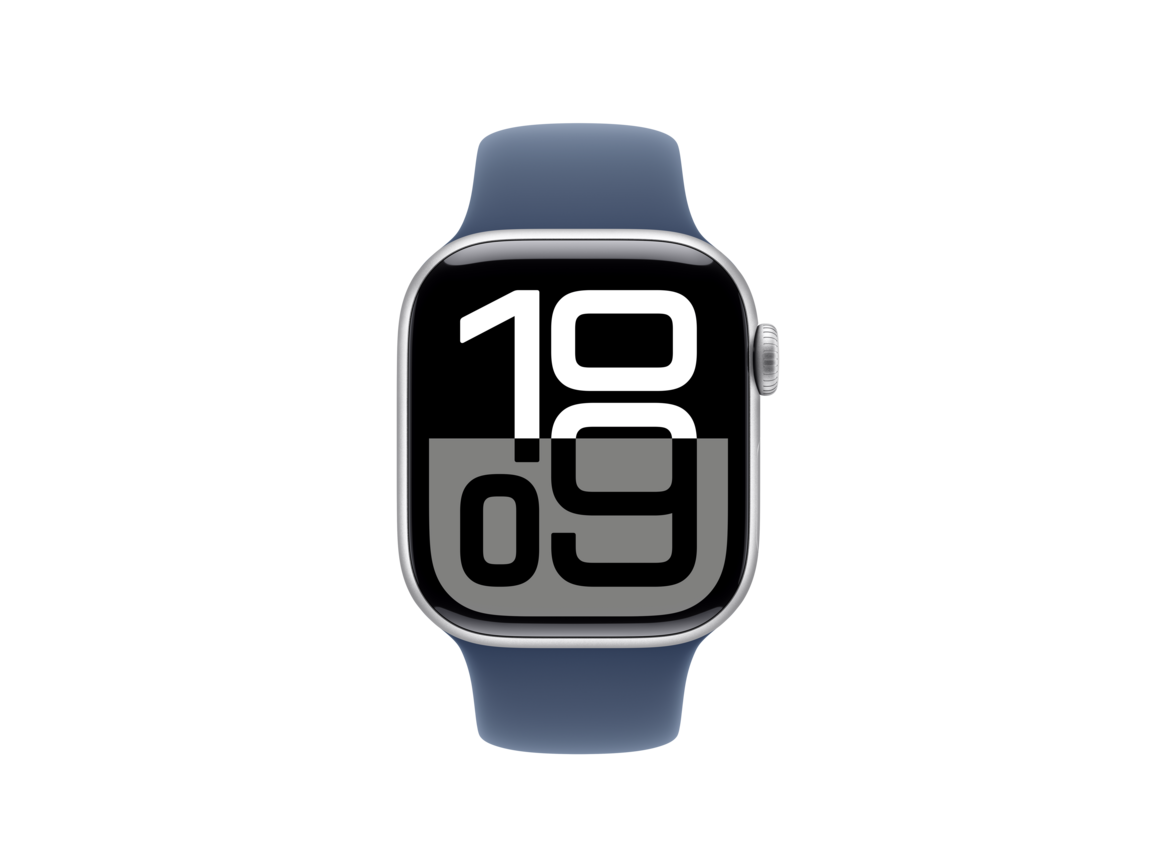 42 mm Sportarmband Denim – S/M