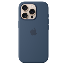 iPhone 16 Pro Silikon Case mit MagSafe – Denim