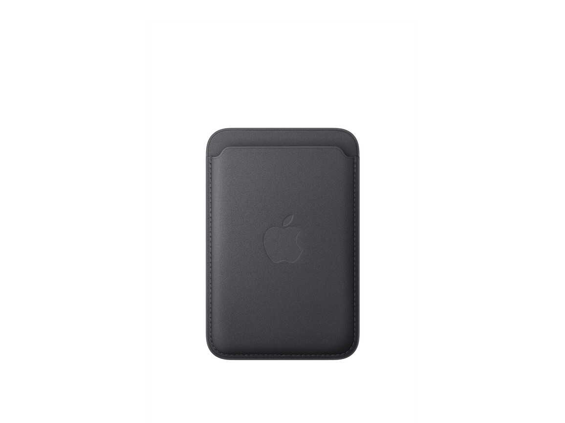 iPhone Feingewebe Wallet mit MagSafe – Schwarz