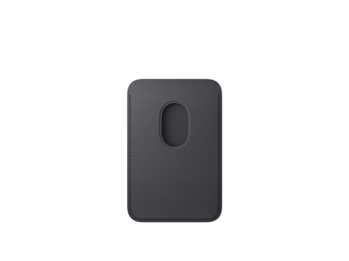 iPhone Feingewebe Wallet mit MagSafe – Schwarz