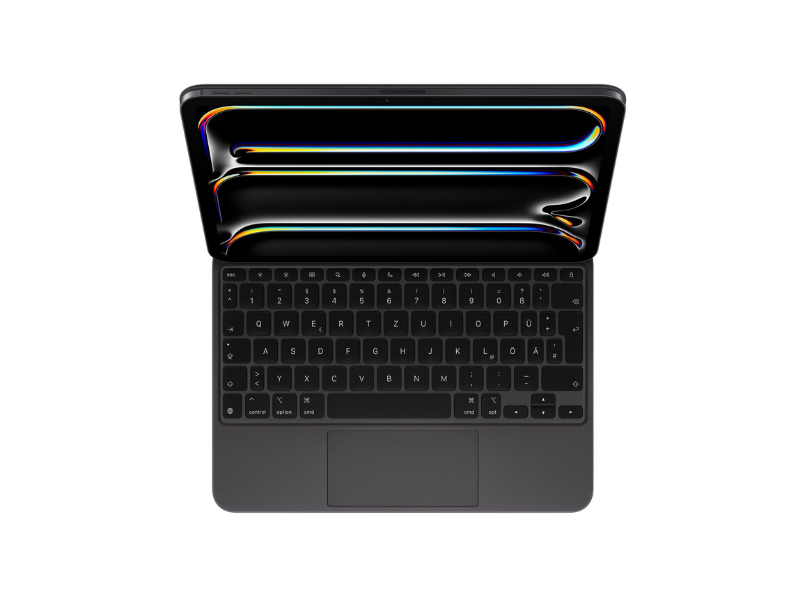 Magic Keyboard für 11" iPad Pro (M4) - Deutsch - Schwarz
