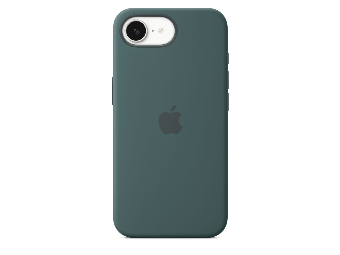 iPhone 16e Silikon Case − Seegrün