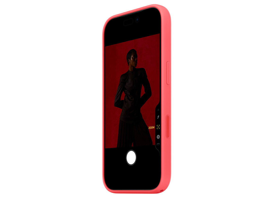 iPhone 17 Pro Silikon Case mit MagSafe - Guavepink