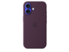 iPhone 16 Silikon Case mit MagSafe – Pflaume