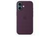 iPhone 16 Silikon Case mit MagSafe – Pflaume