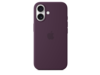 iPhone 16 Silikon Case mit MagSafe – Pflaume