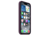 iPhone 16 Silikon Case mit MagSafe – Pflaume