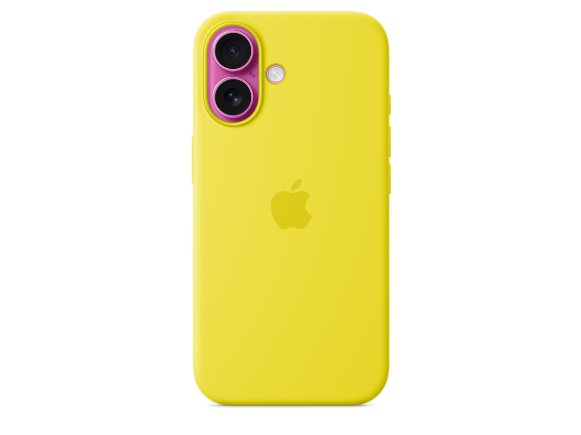 iPhone 16 Silikon Case mit MagSafe – Sternfrucht