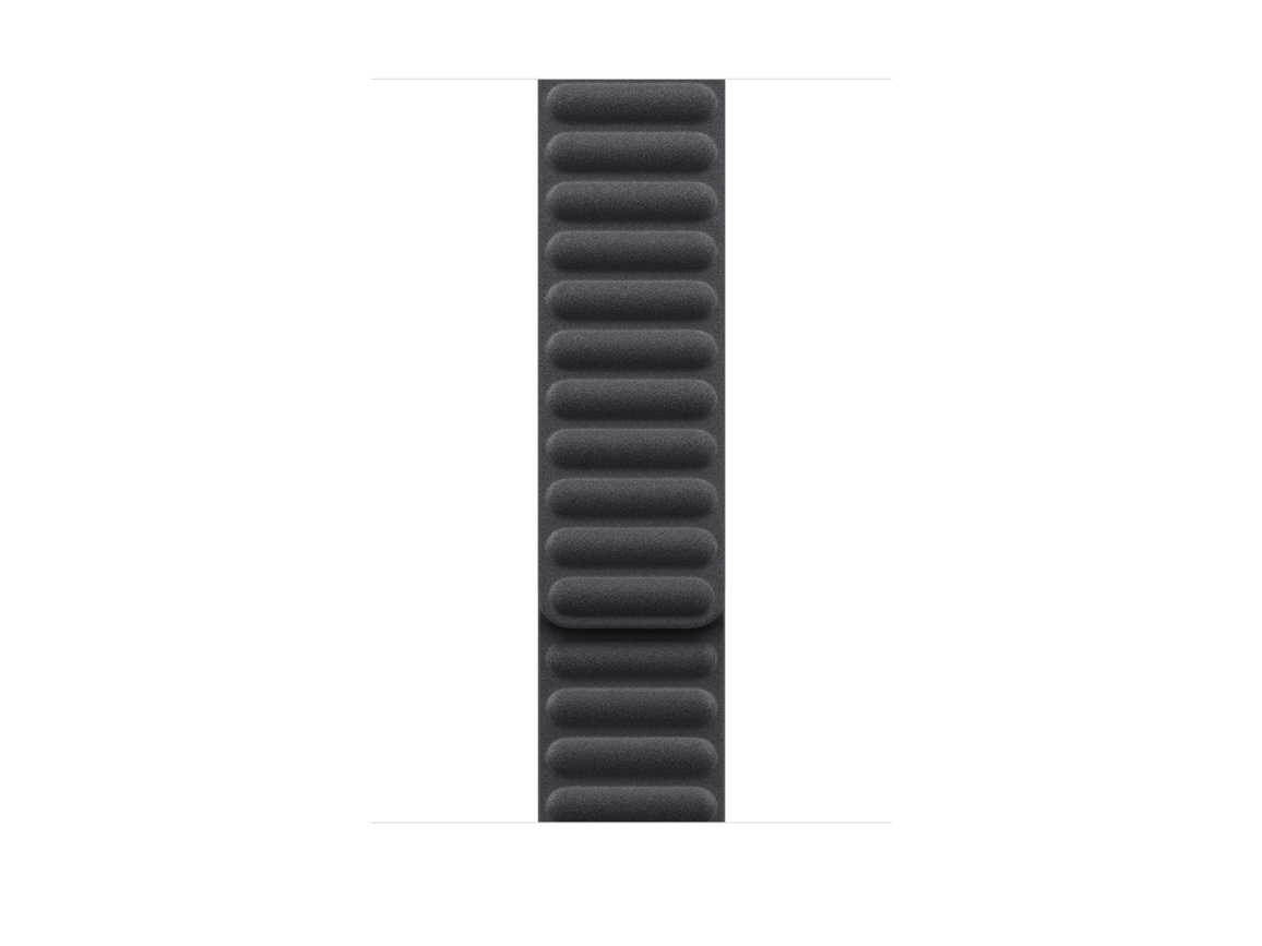 46 mm Armband mit Magnetverschluss Schwarz – S/M